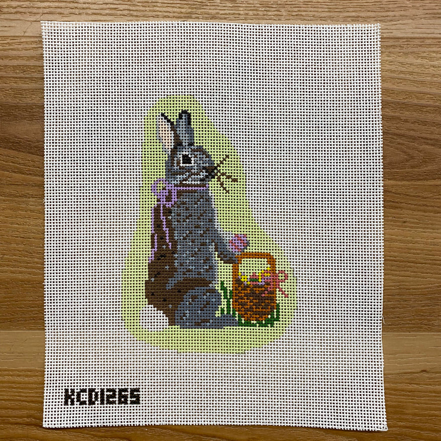Easter Bunny at Work Canvas