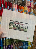 Louisiana License Plate (NOLA 1) Canvas