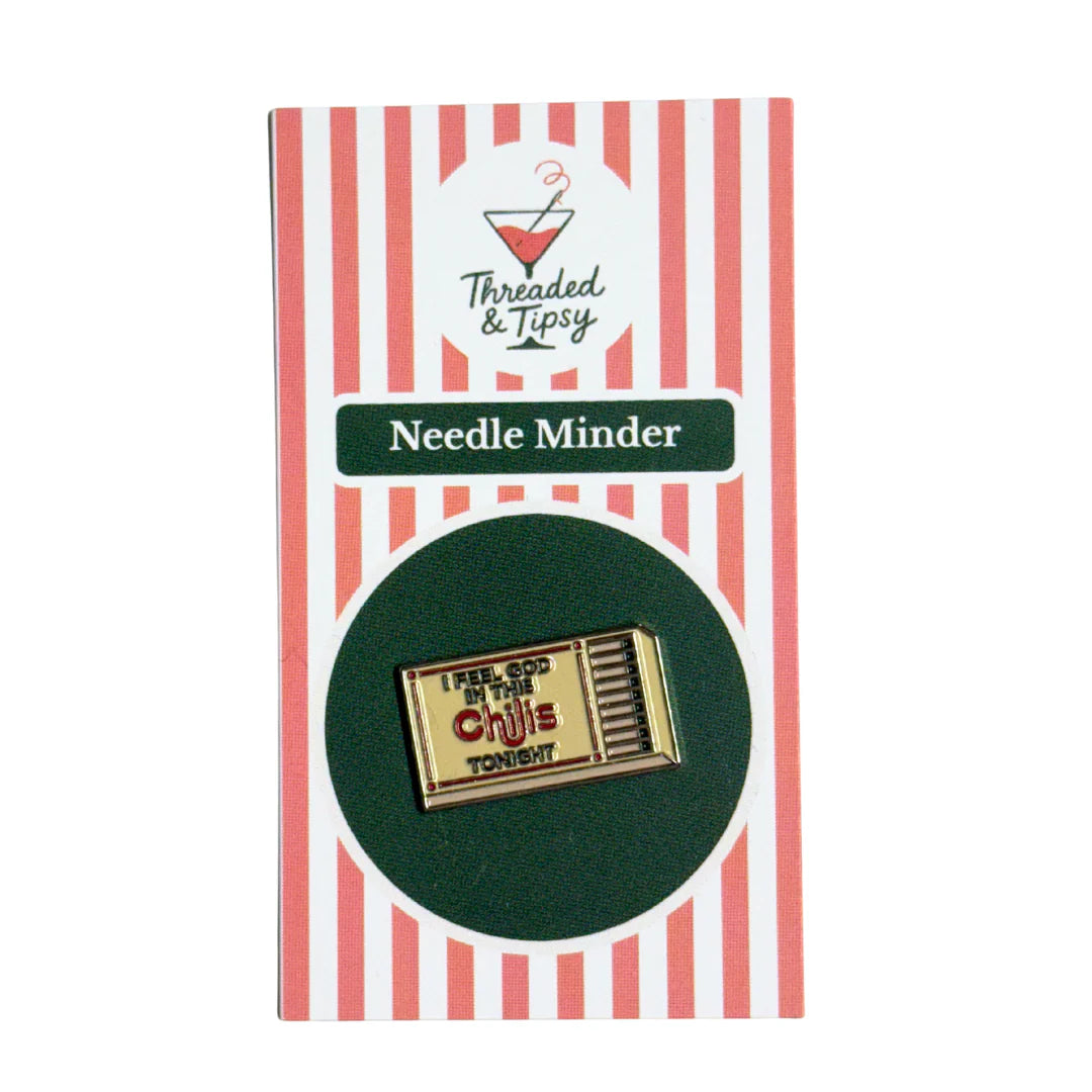 Feel God in this Chili's Needle Minder