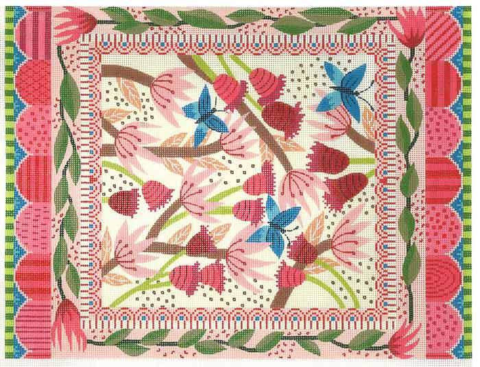 Flowers & Butterflies Canvas
