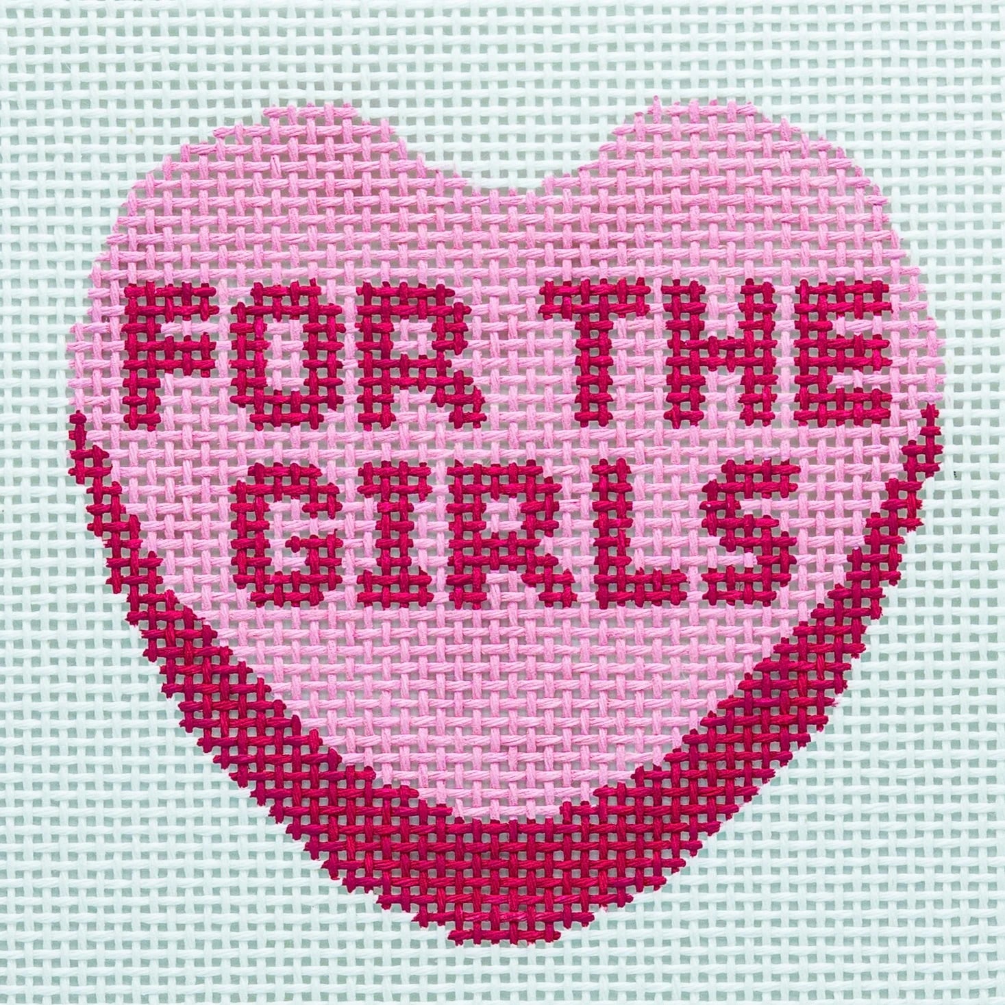 For The Girls Heart Canvas