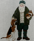 Fox Hunt Santa Canvas