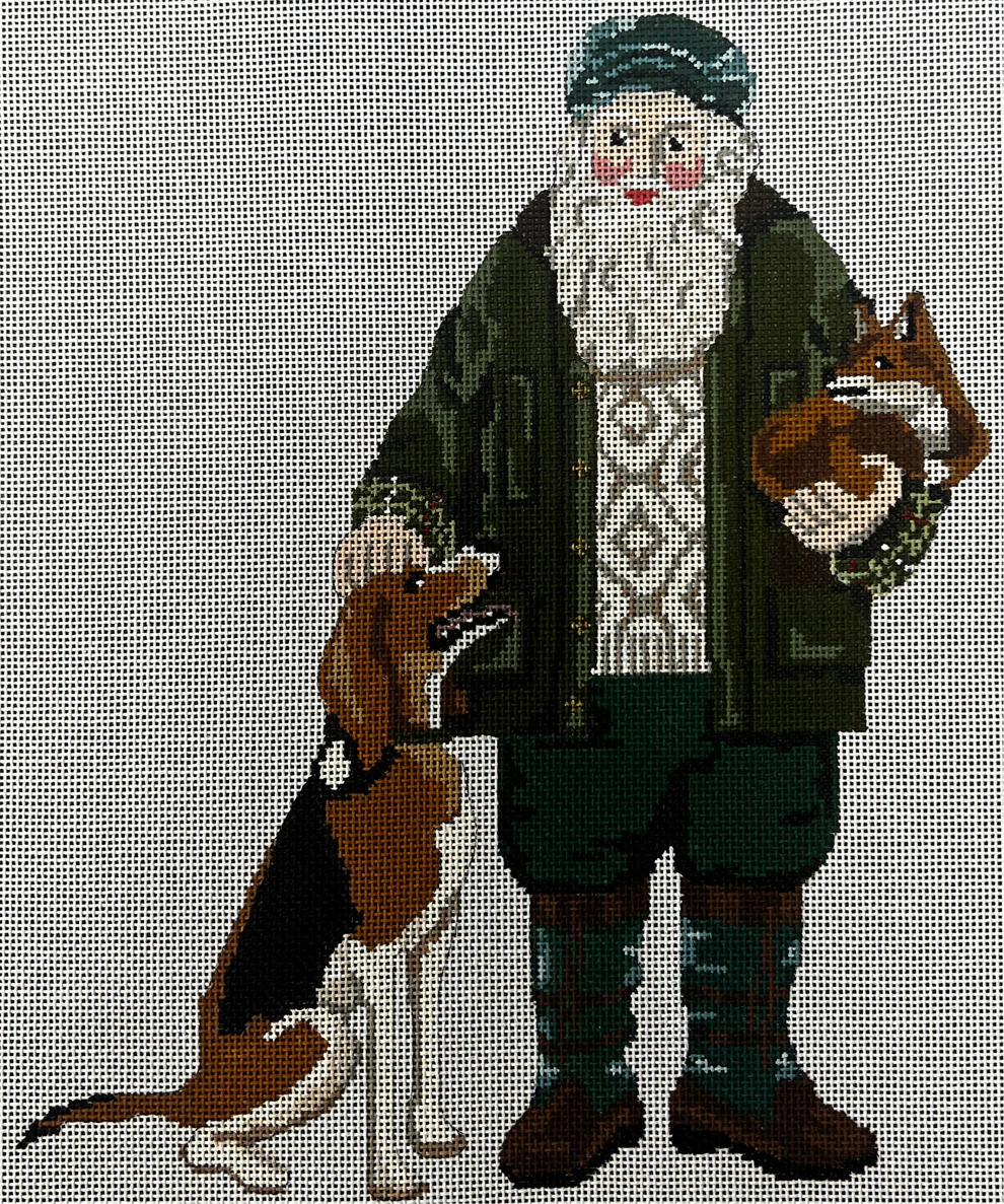 Fox Hunt Santa Canvas