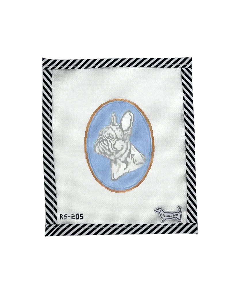 French Bulldog Cameo Canvas