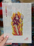 Pin Up Devil Canvas