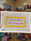 Love Me Like a 90's Country Song Canvas