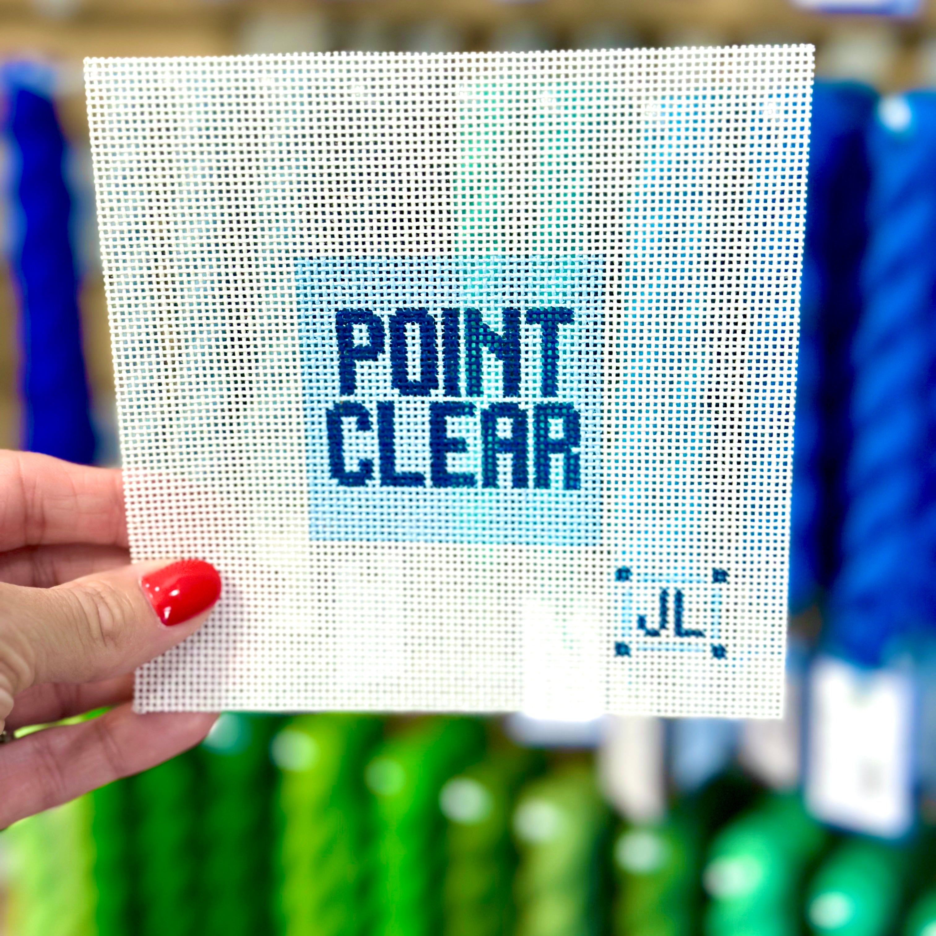 Point Clear 2" Square Canvas