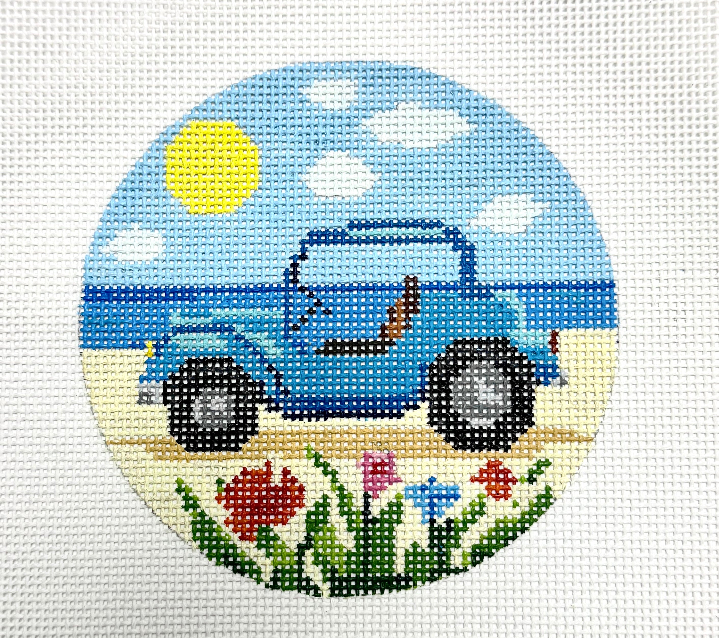 Jeep on the Beach Canvas
