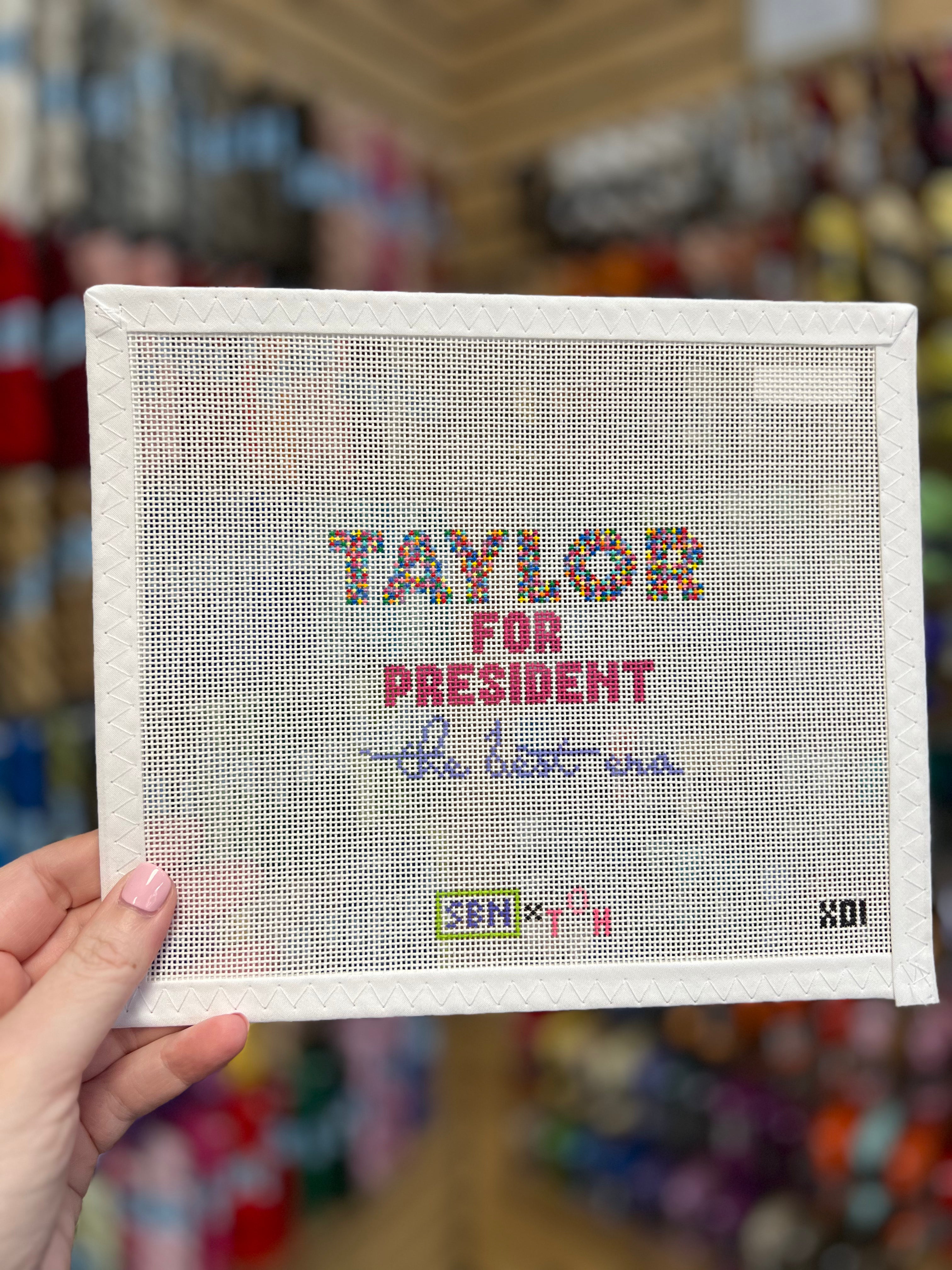Taylor for President Canvas