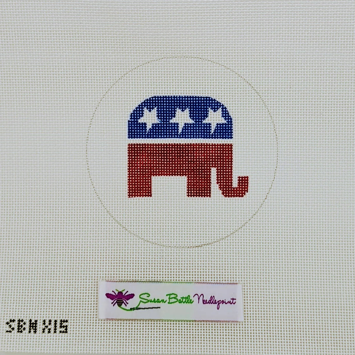 GOP Elephant Canvas