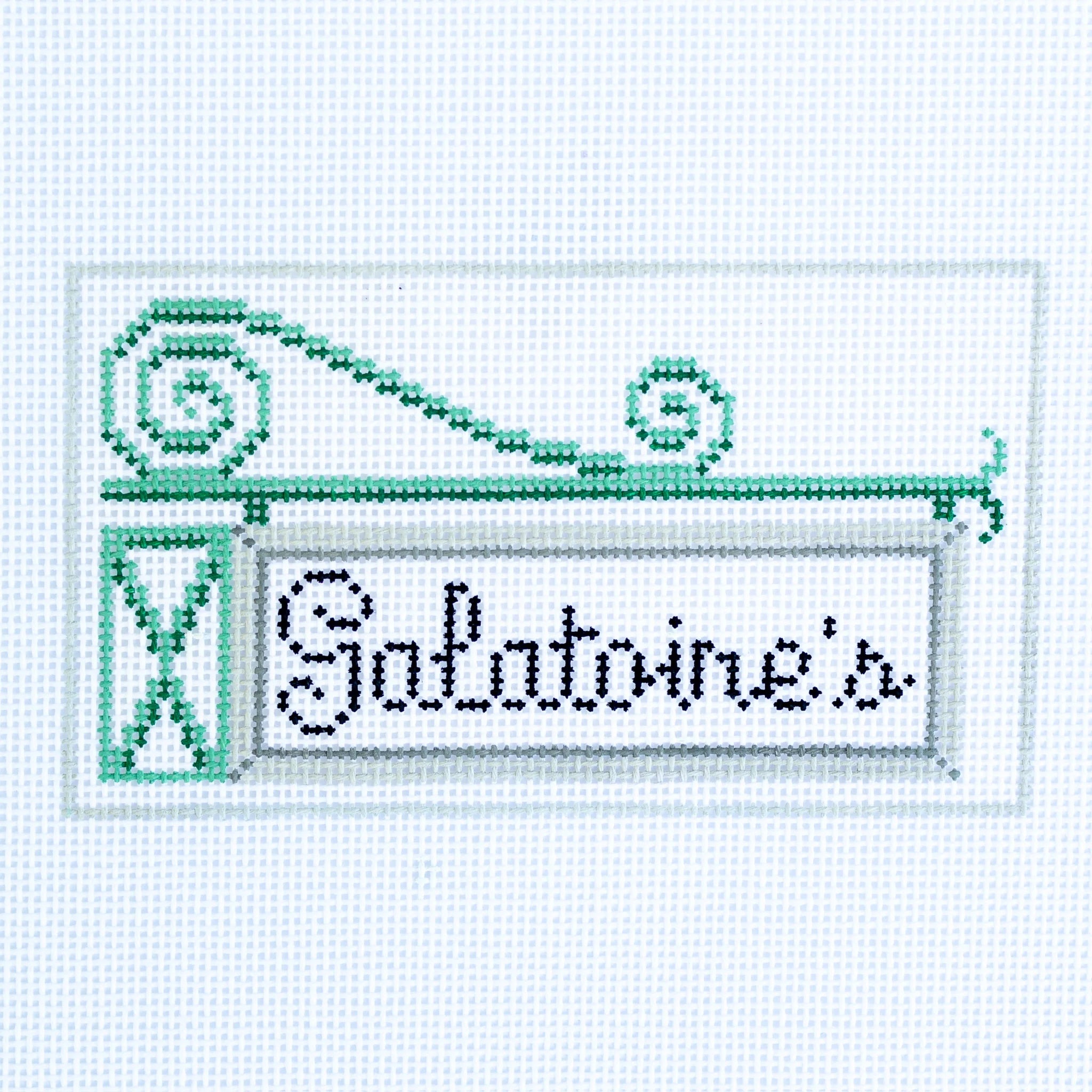 Galatoire's Restaurant Sign Canvas – Chilton House Needlepoint and Gift