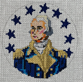 George Washington Round Canvas