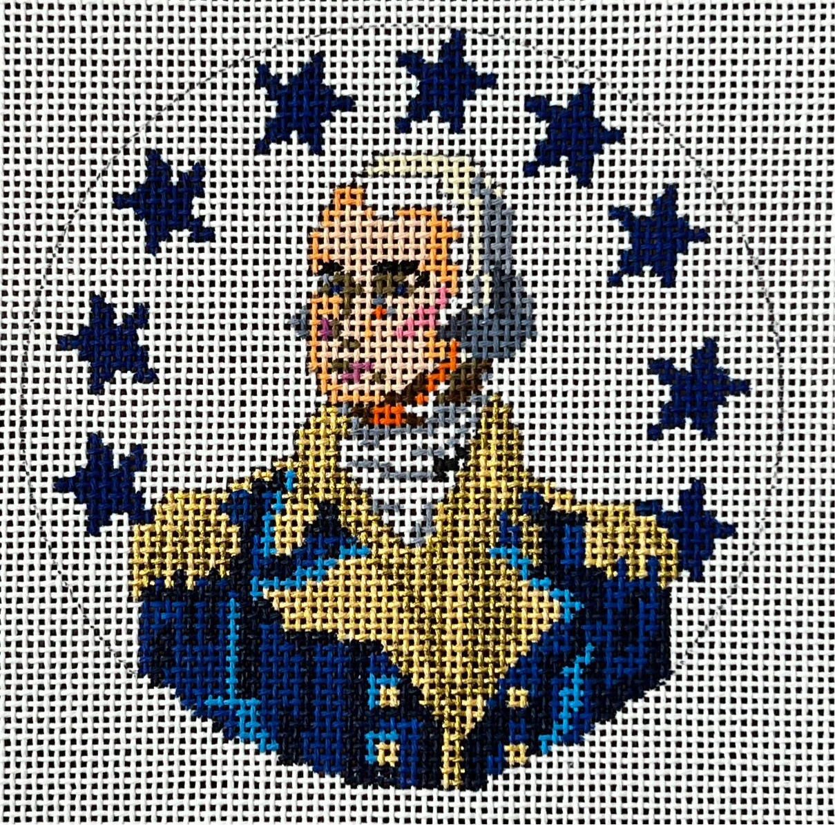George Washington Round Canvas