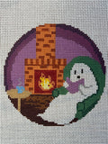 Ghost Reading Canvas
