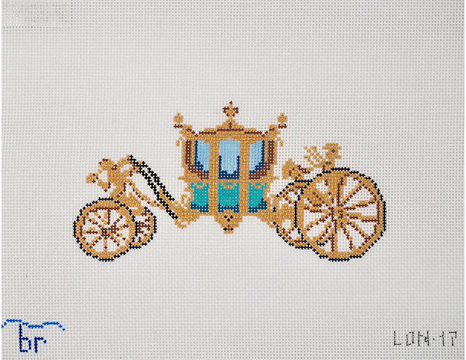 Gold State Coach Canvas