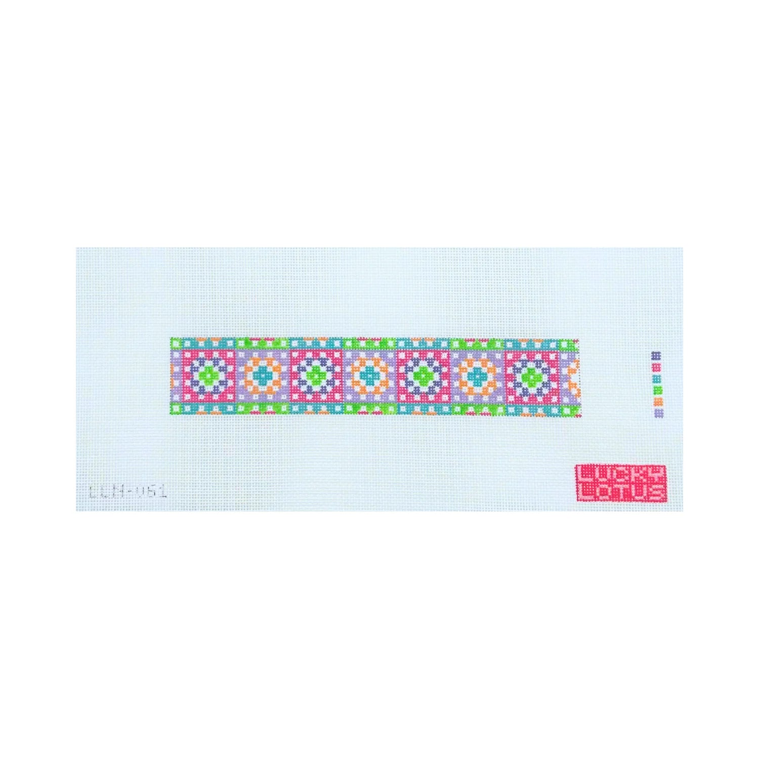 Granny Squares Canvas Colorful