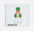 Green Nutcracker Stitch It Angel Canvas
