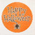 Happy Halloween Round Canvas