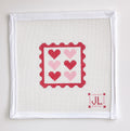 Hearts Stamp Canvas