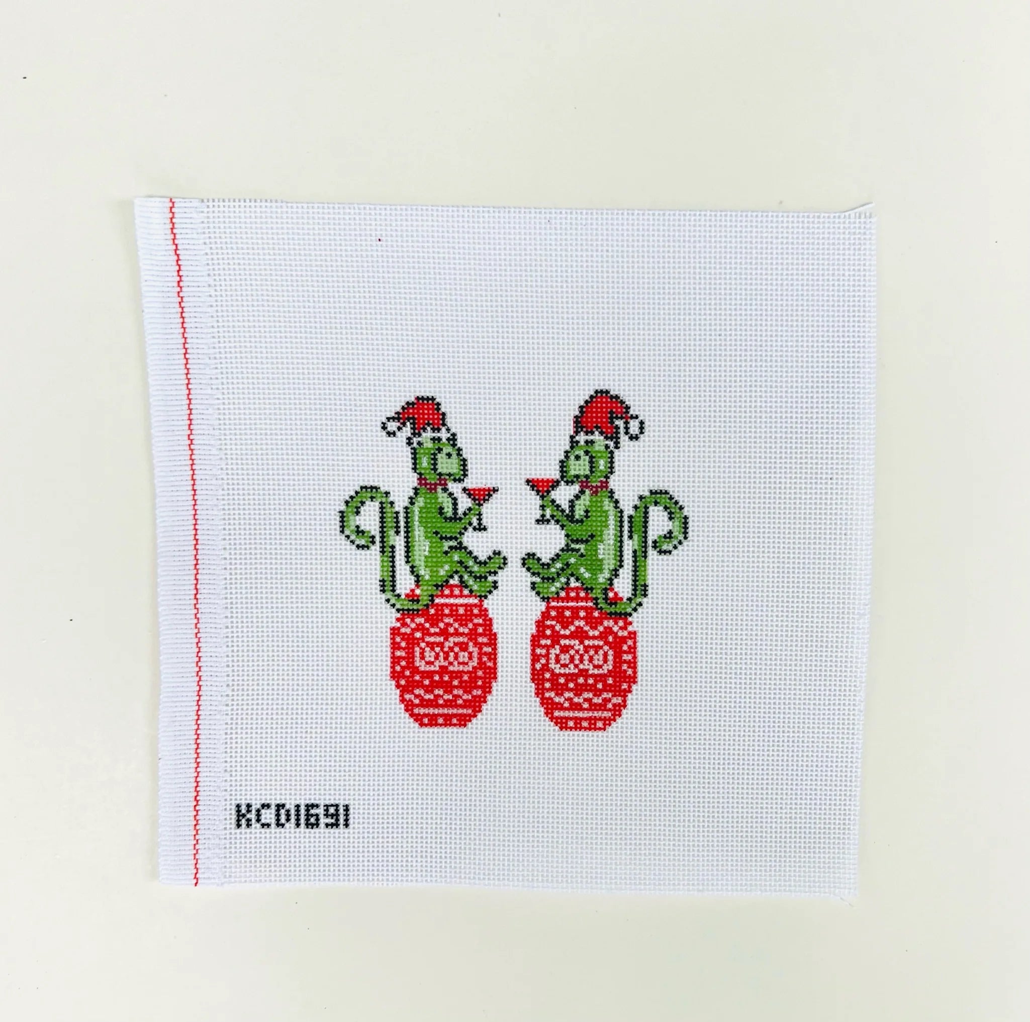 Holly and Jolly Monkey Canvas