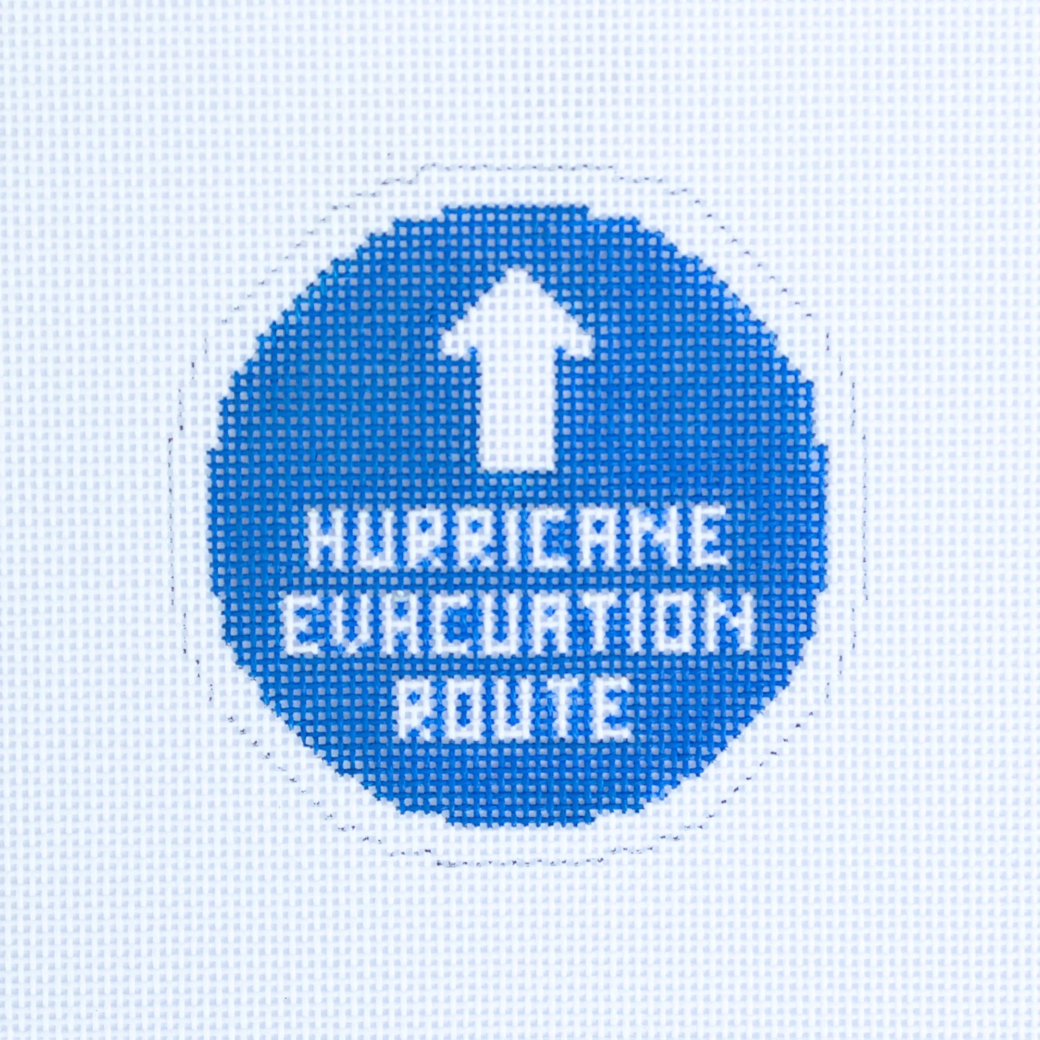 Hurricane Evacuation Route Canvas