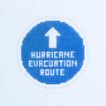 Hurricane Evacuation Route 13 Mesh Canvas