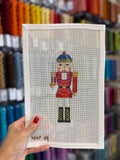 Red King with Saber Nutcracker 6.5" Canvas