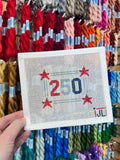 250 with Stars Canvas