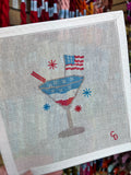 Patriotic Martini Canvas