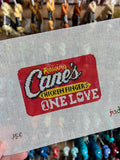 Raising Cane's One Love Canvas
