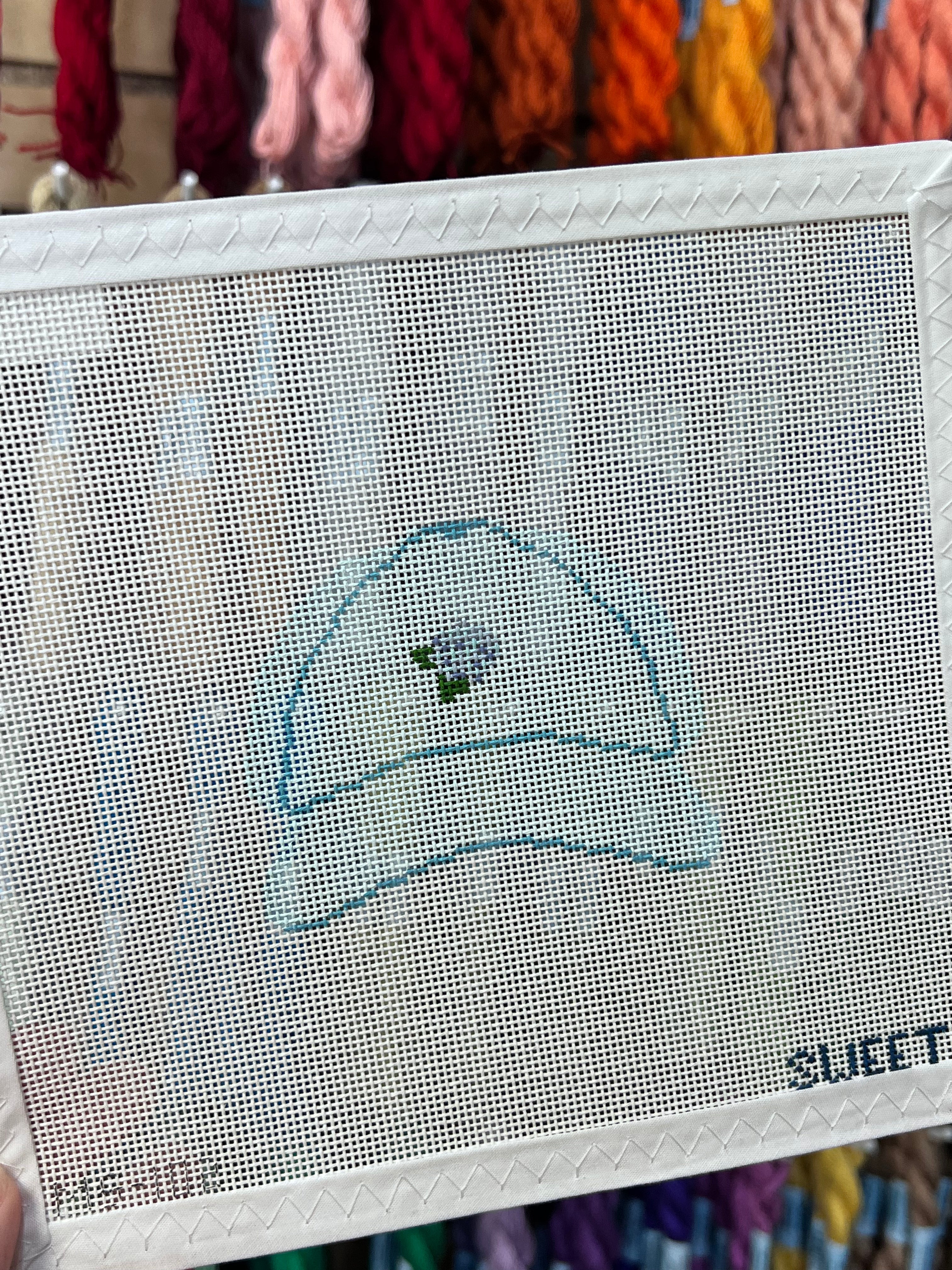 Hydrangea Hat Canvas