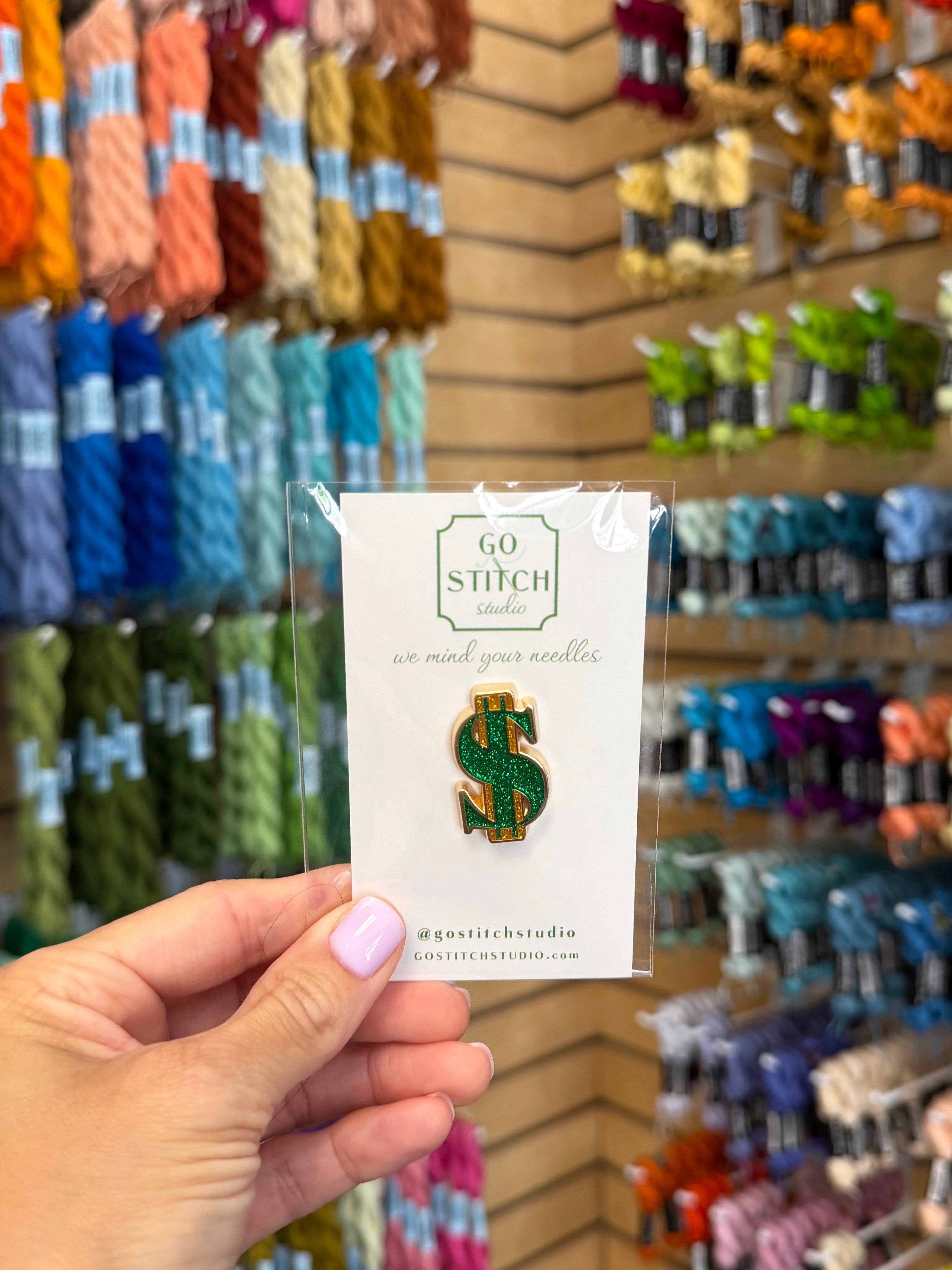 Dollar Sign Needleminder