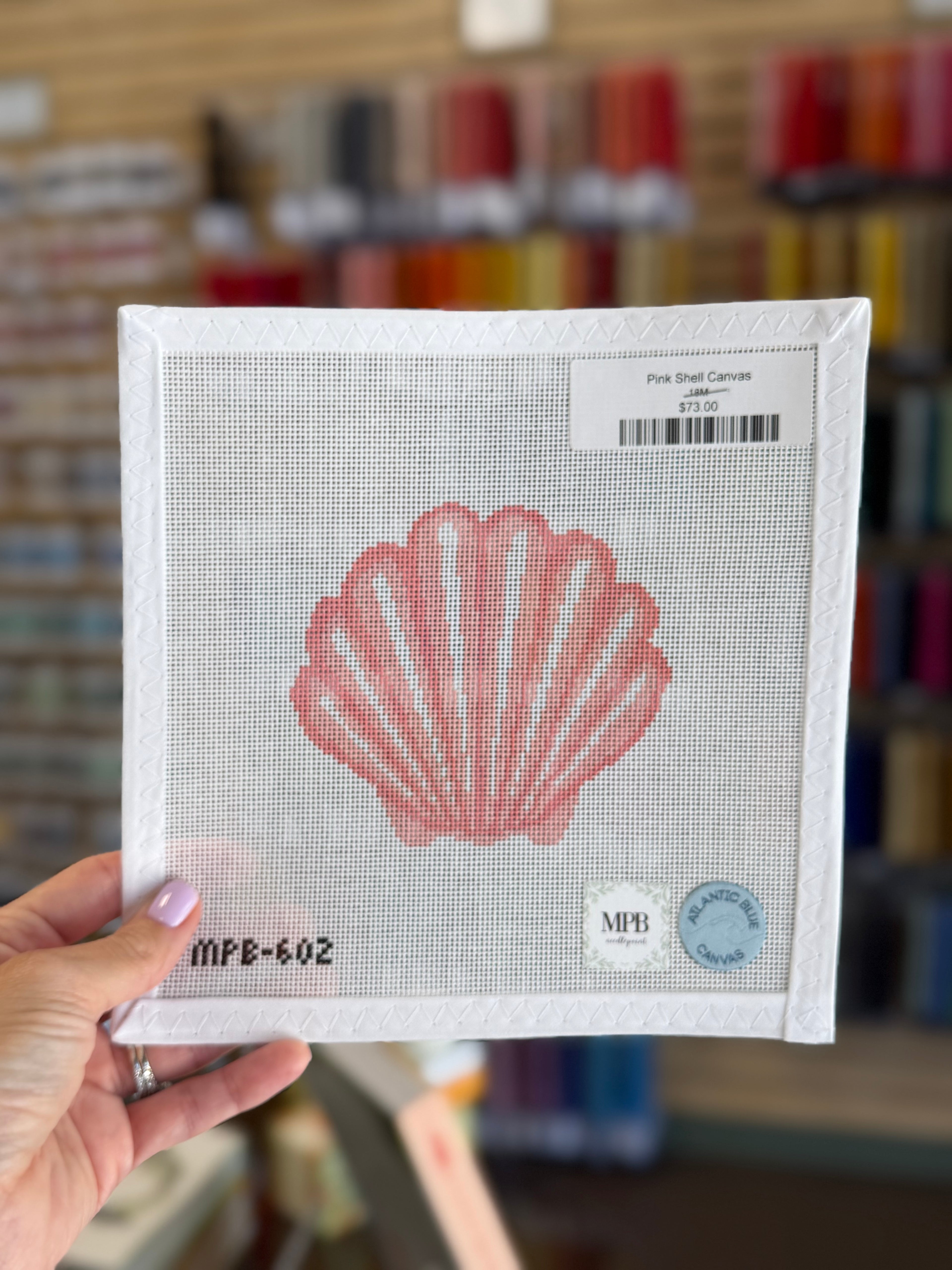 Pink Shell Canvas