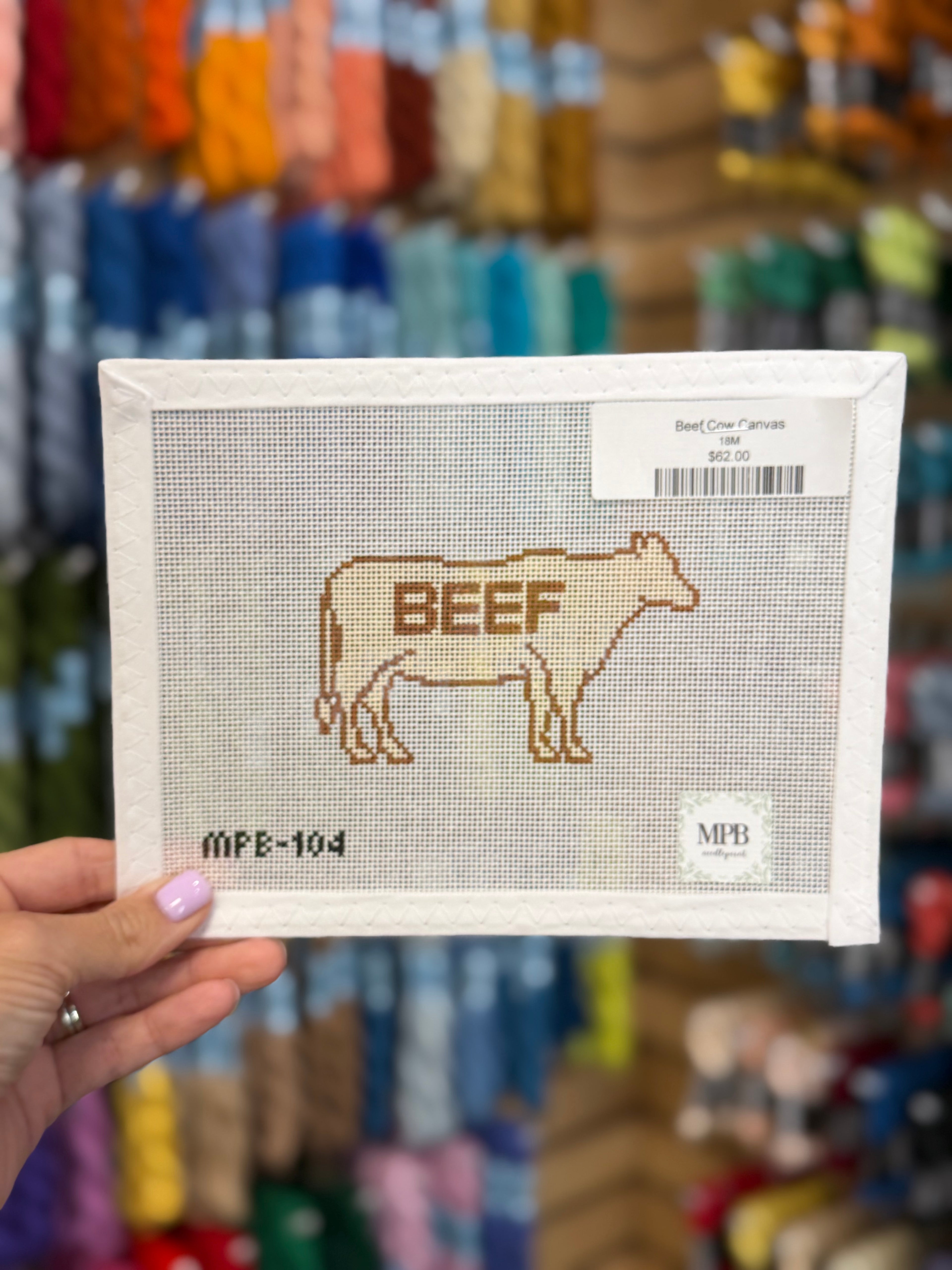 Beef Cow Canvas