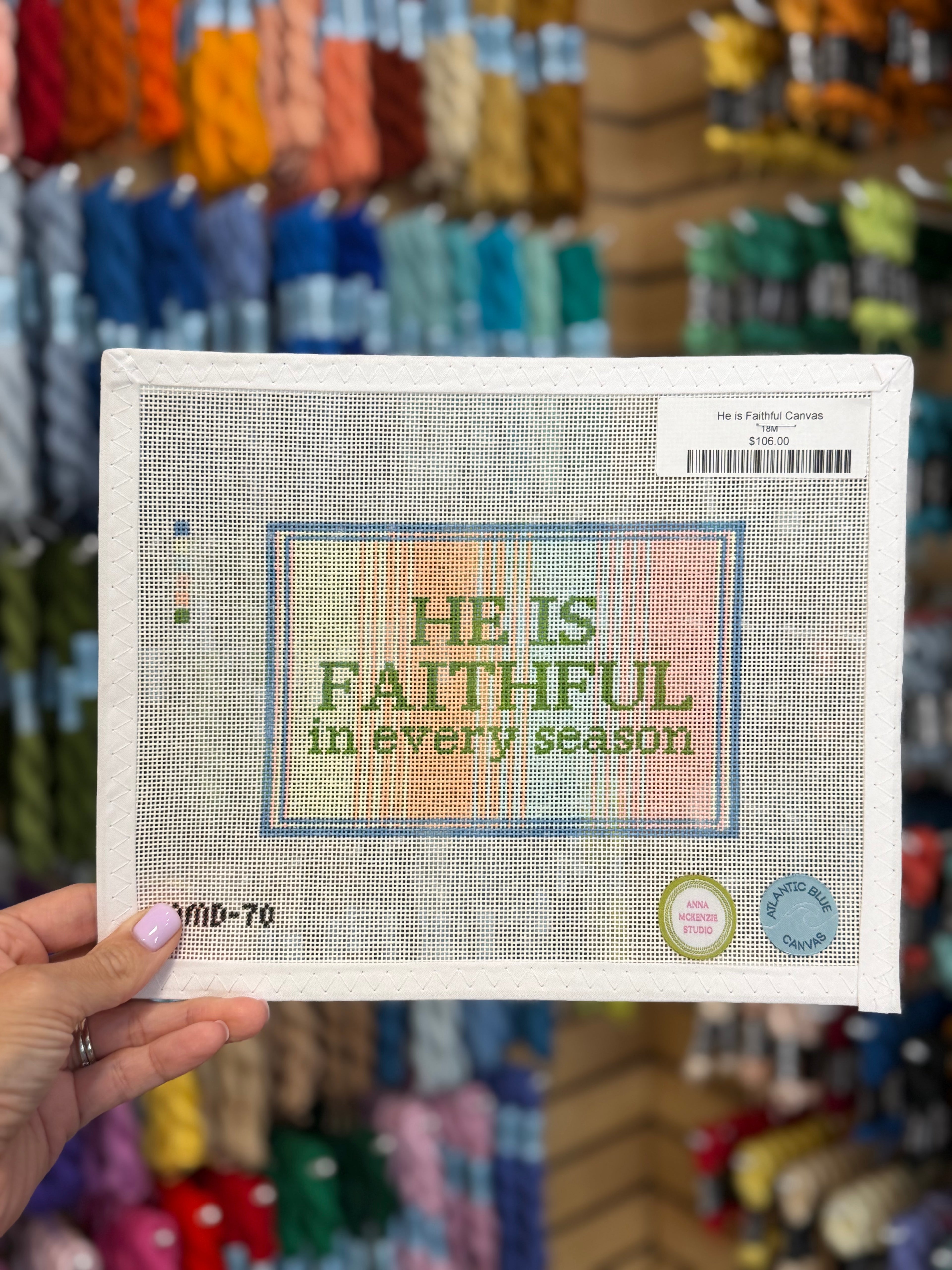 He is Faithful Canvas