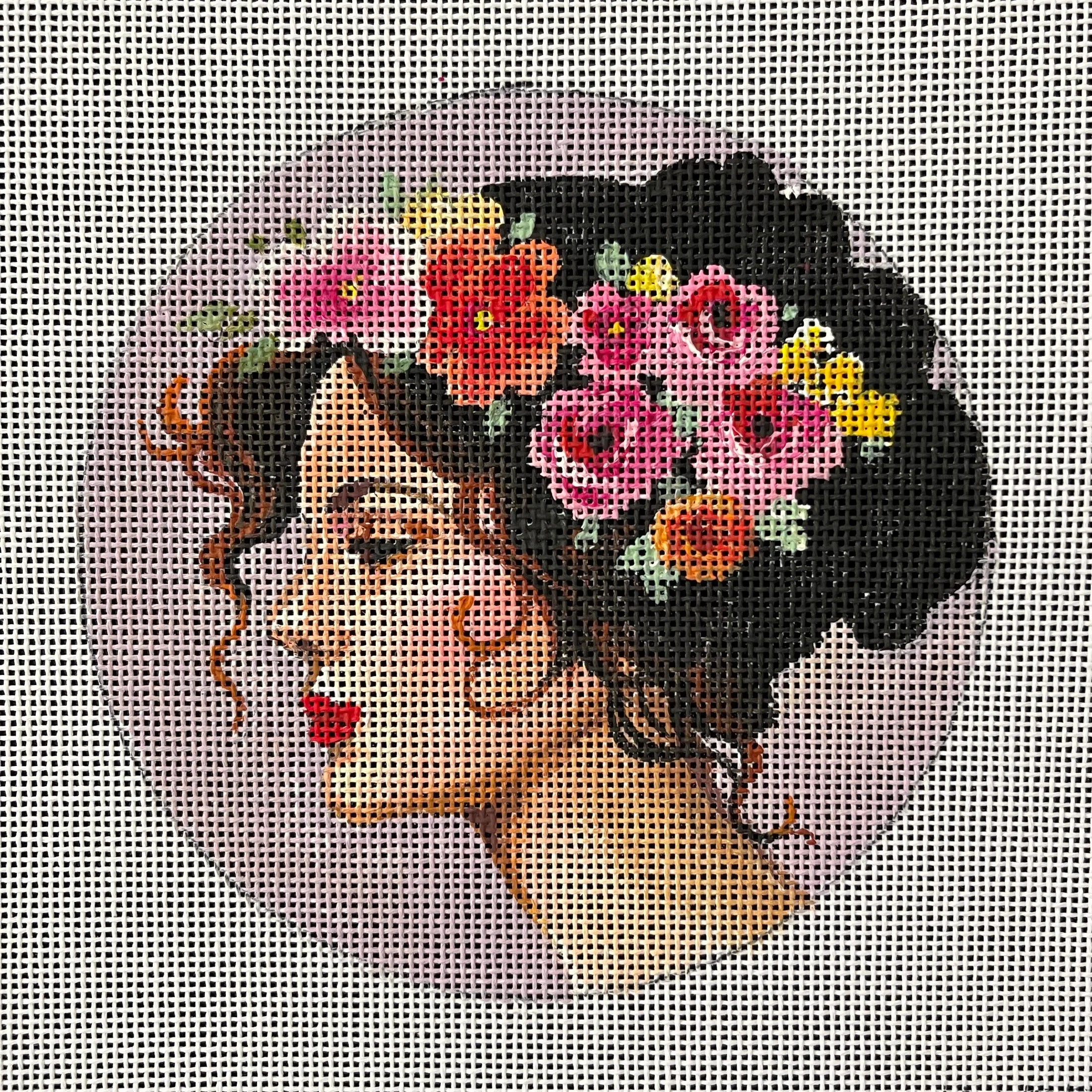Lady with Floral Crown (IN808) Canvas