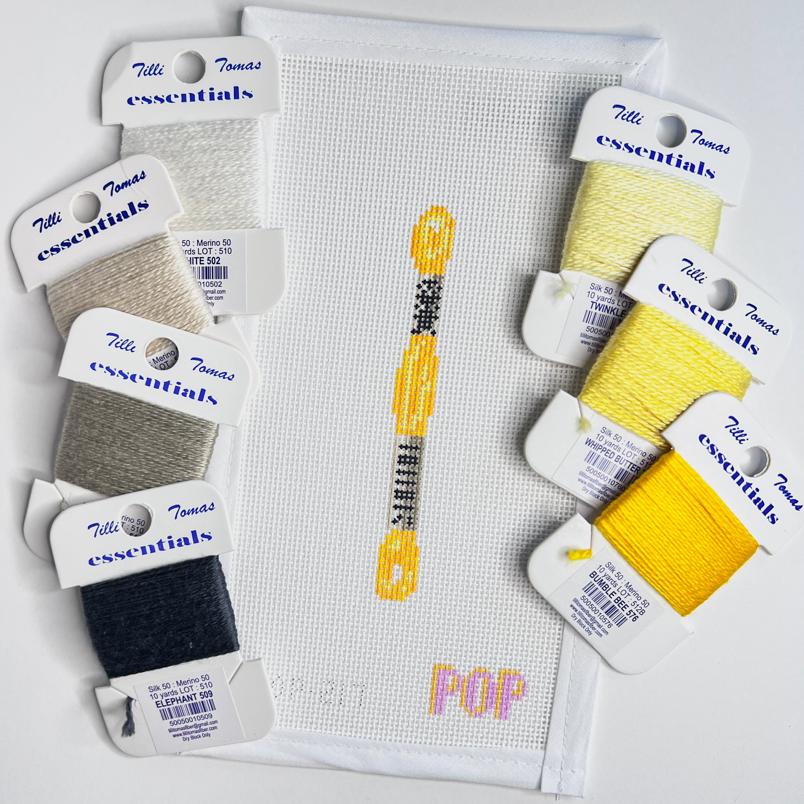 Yellow Floss Canvas
