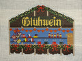 Gluhwein European Christmas Market Stall Canvas