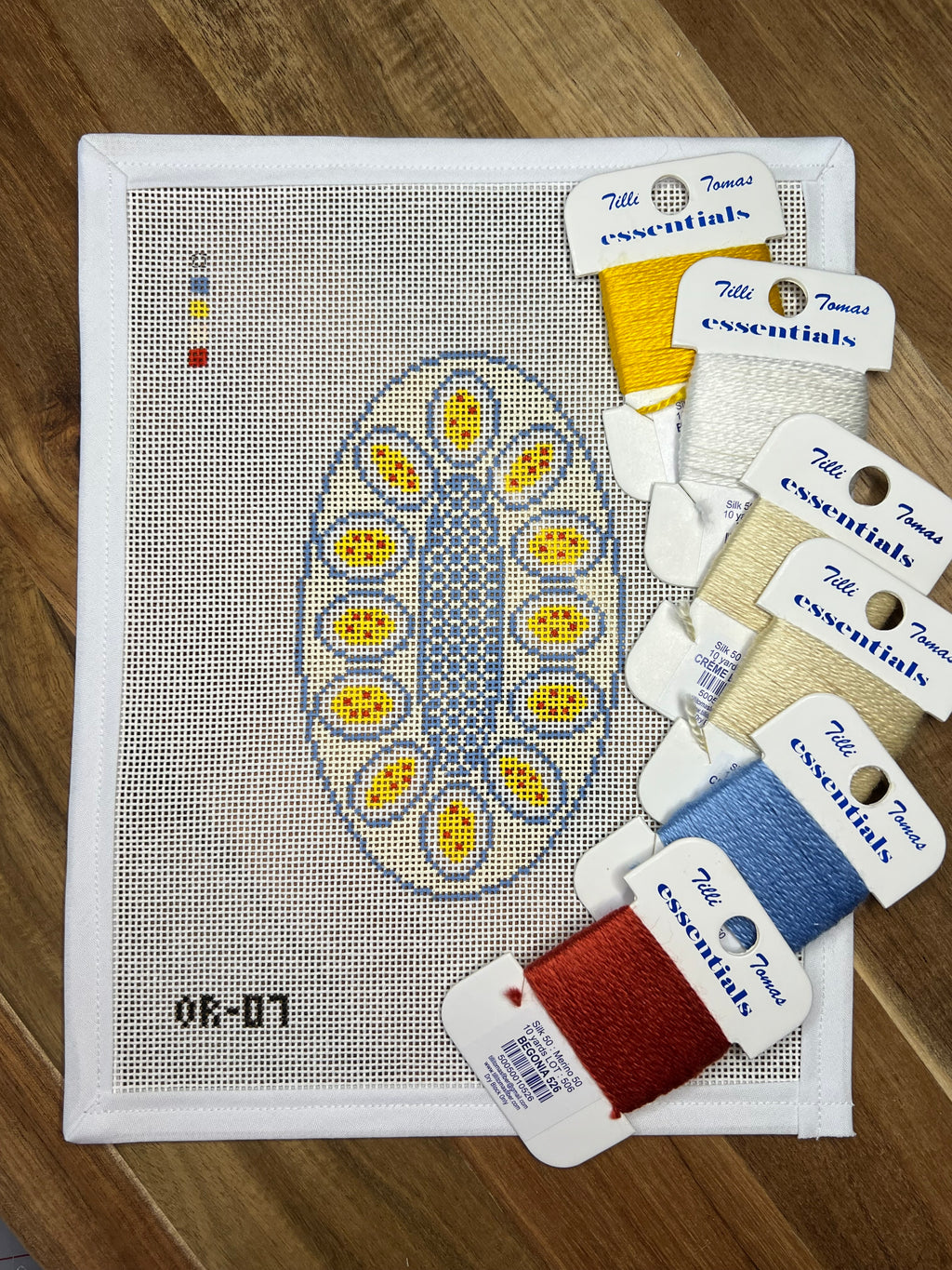 Vintage Deviled Egg Platter Canvas