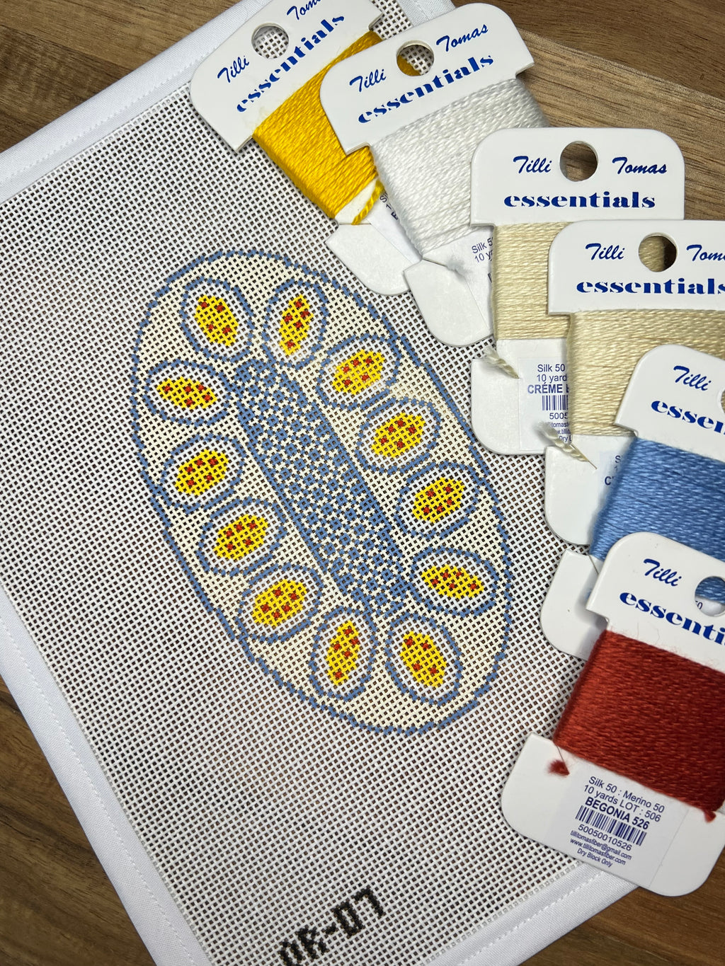 Vintage Deviled Egg Platter Canvas