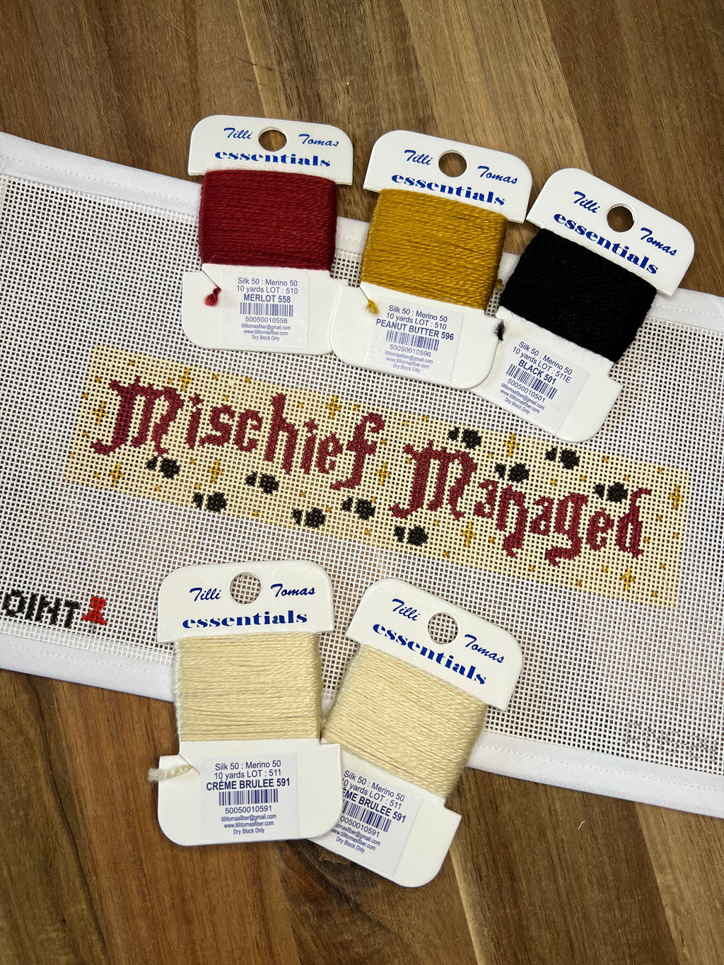 Mischief Managed Bookmark Canvas