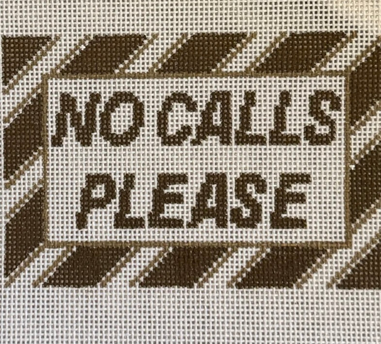 No Calls Please Canvas