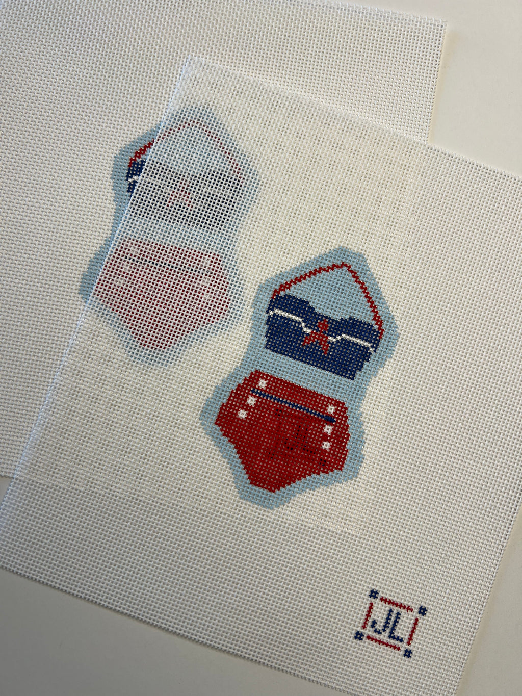 Two Piece Patriotic Swimsuit Canvas