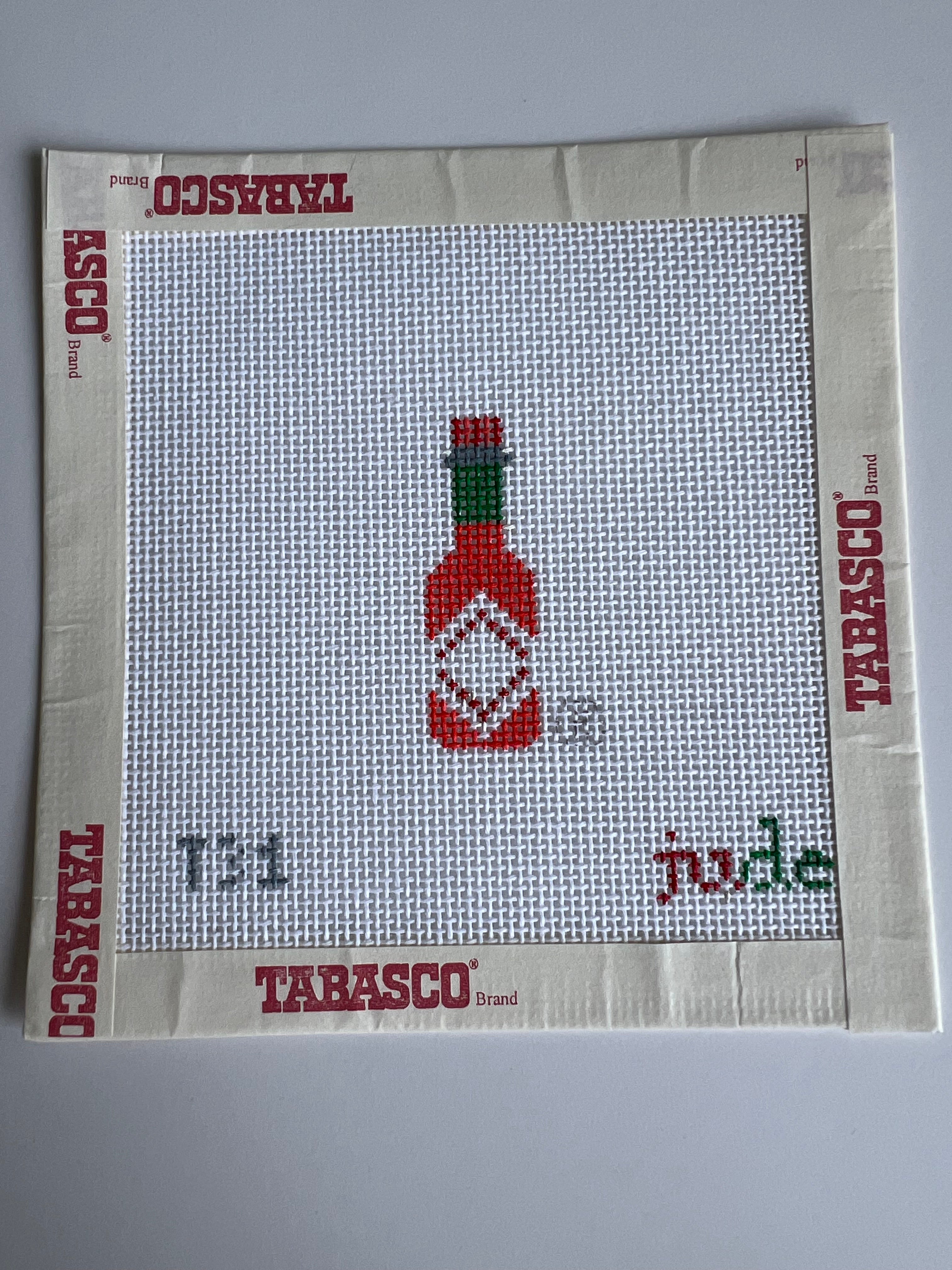 Tabasco Bottle Mini Canvas