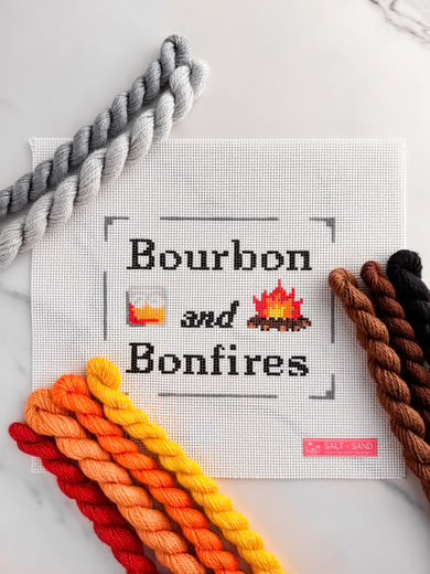 Bourbon and Bonfires Canvas