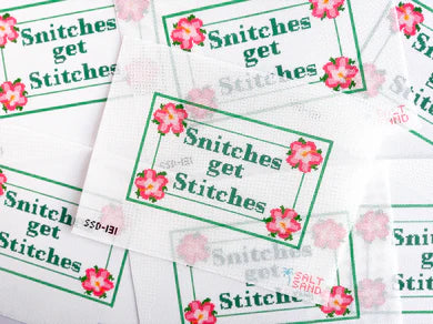 Snitches get Stitches Canvas