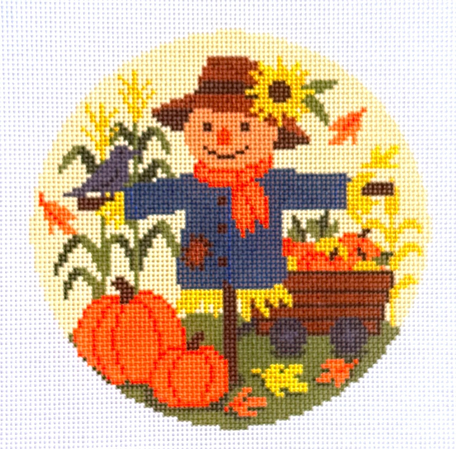 Fall Scarecrow Canvas