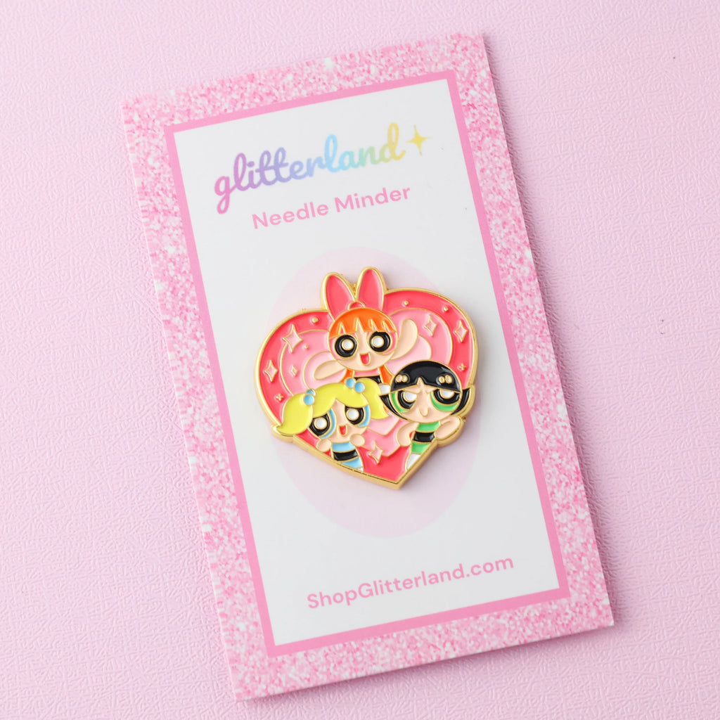Power Puff Cartoon Girls Needle Minder