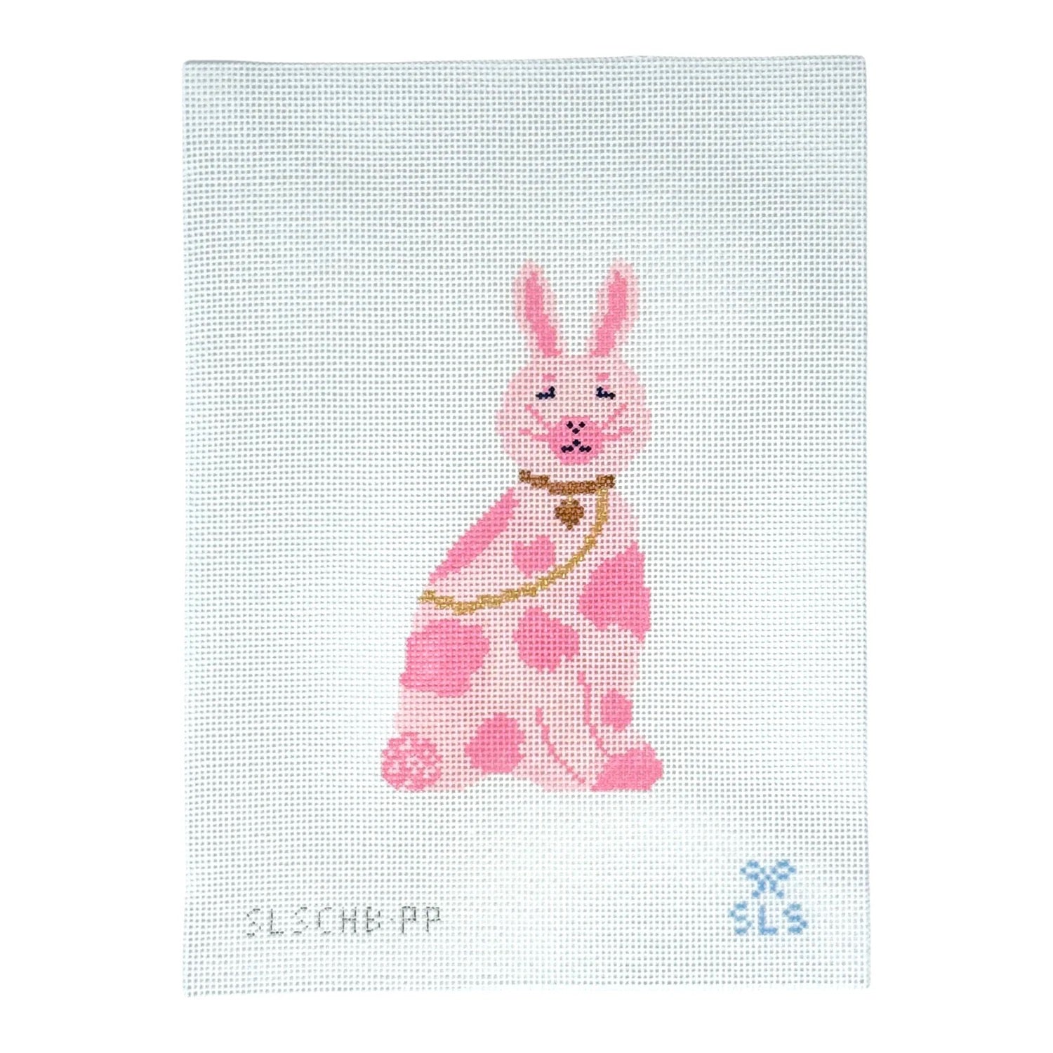 Chinoiserie Bunny Pink Canvas