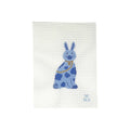 Chinoiserie Bunny Blue Canvas
